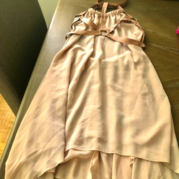 UNIF Light Pink Harness Dress New $200 - Picture 6 of 10